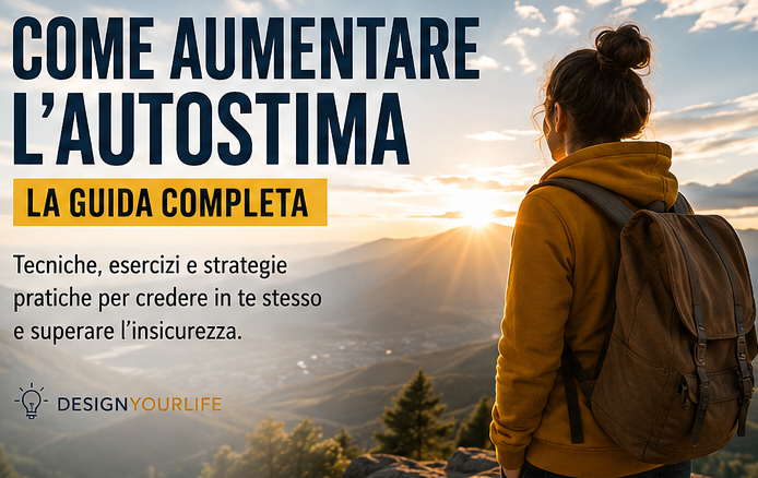 Come aumentare l’autostima e credere di più in se stessi